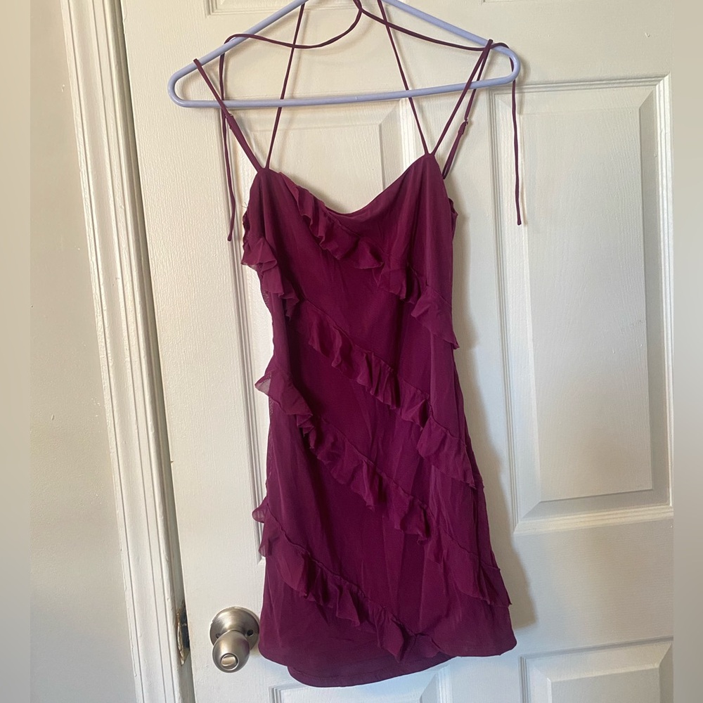 Lucy in the Sky Plum Mini Dress